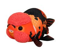 Fish Plush - 3d Rancho Carp Stuffed Animal Toy, Cuddly Soft Fish Pillow, Heavy Duty Premium Material, Interactive Perfect for Kids Adults, Responsive Desktop Sofa Bedside Use 19.69 Inches