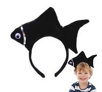 Fish Plush Headband - Soft Makeup Accessory, Cartoon Animal Design, Cute Non Slip Hairband, Comfortable Headwear | 1 Piece 20Cm Small Fish Girls Women Party Face Wash Hair Hoop Fun Gift