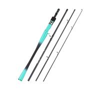 Fish Pole 1.8m Fishing Rod 4 Section Carbon Fiber Blue Fishing Pole Casting Portable Rods Rod Carp Fishing Rod Fishing Gear