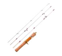 Fish Pole Fishing Rod Soft and Ultra Light 1.4m Four-Section Portable Travel Stream Fiberglass Trout Rod Fishing Gear