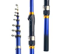 Fish Pole Telescopic Rock Fishing Rod Fly Carp Feeder Carbon Fiber 2.7M 2.4M 2.1M 1.8M 1.5M Mini Travel Reel Seat Fishing Gear(2.7m)