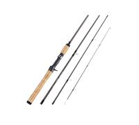 Fish Pole Ultra Light Wooden Handle Pole Fishing Rods Carbon Fibre Bass Trout Rods for Freshwater and Saltwater fishing Fishing Gear
