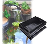 Fish Pond Liner Film - Flexible 9x10m 5mm Black PVC for Garden Ponds Waterfalls & Fountains - Perfect for Backyard Aquatic Landscapes