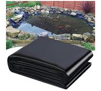 Fish Pond Liners for Koi Ponds & Garden Pools Waterproof & 0.12mm Thickness Multiple (12x20m / 39x65.6ft)