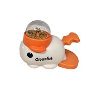 Fish Press Activated Pet Treat Dispenser For Dog Food Release Encourages Indoor Exercise And Mental Stimulation Interaction Pet Feeders