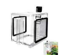 Fish rearing box, acclimation and separation container made of acrylic, fish rearing box for the aquarium, for , betta fish, crayfish, hatching shrimp eggs, sea water and