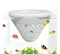Fish Rest Area - Floating Betta Lounge, Suspended Shrimp | Hydroponic Cup Floating Tank Habitat 35g Innovative Three Dimensional Printed Aquatic Hammock For Freshwater Aquarium