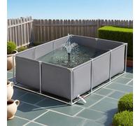 Fish rium Tank Grey Canvas Pond with e 3x1x0.5m Temporary Holding Tank for Saltwater Fish & Water Sto Ideal Viewing Experience