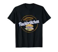 Fish Sandwich with Bismarck Herring Street Food Souvenir Value Graphic T-Shirt