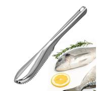 Fish Scale Remover, Fish Descaler Tool, Stainless Steel Removal, Ergonomic Handle Fish Scaler, Non-Slip, Cleaning Shepherds, Descaler Scraper Tool for the Family