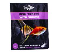 FishScience Fish Treats with Shrimp 9g | Complete Tropical Fish Food | Aquarium | Bottom Feeder | Immune, Colour & Growth Support | Marine