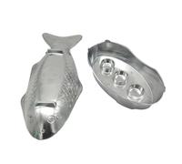 Fish Serving Tray | Metal Serving Trays For Aluminum Fish Dishes | Thai Style Asian Street Kitchen Cooking Pot Set | Poi Shape Grill Pan