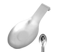 Fish Shape Spoon Rest for Stove Rust Resistant Stainless Steel Metal Spoon Holder for Kitchen Cooking Utensil Rest