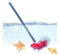 Fish Shape Training Stick Toy - Aquarium Wand for Betta | Interactive Resin Accessory for Fighting Display, Tank Play, Exercise, Decorative Ornament, Aquatic Pet Fun, Color Difference Accepted