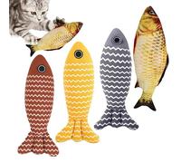 Fish Shaped Cat Toy,Calming Companion And Pet Mover - Fish Shape Toy Against Boredom For Cats | For Small Means Cat Breeds Living Room Bedroom Backyard Garden