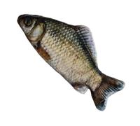 Fish Shaped Pencil Case Large Capacity Fabric Pen Organiser Bag Zippered Pouches for School Travel Use Fish Shaped Case