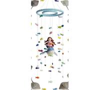 Fish Shaped Wind Chime - Twisted Rod Ocean Small Fish Wind Chime DIY Material Pack, Creative Home Decoration Or Gift Making Set, Seaside Small Fish Art Project For Home Decor