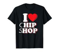 Fish Shop Chips Lovers | Seaside I Love Chip Shop Hip Hop T-Shirt