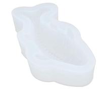 Fish Silicone Mold White, DIY Fondant Cake Chocolate Ice Cream Soap Making Accessories, Food Grade Silicone Material with Non - Stick Design, 3D Fish - Shaped Mold for Baking Candl