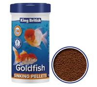 Fish Sinking Pellets King British Goldfish 140g