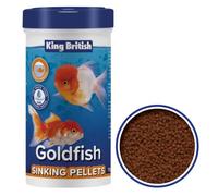 Fish Sinking Pellets King British Goldfish 140g