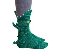 Fish Socks - Animal-Inspired Knitted Socks, Festive Atmosphere Animal Socks | Funny Knitted Crocodile Chameleon Shark Fish Animal Socks, Unique Cartoon Floor Socks Winter Warm Knit Cotton Socks, A: