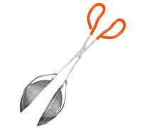 Fish Spoon - Strainer Spoon | Stainless Steel Fish Tong with Non-Slip Handle, Thickened Loach Tongs, Snake's Catch Tool Non-Slip for Carp, Catfish, Bar,