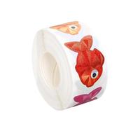 Fish Stickers Roll,500 Sheets Assorted Fade-Proof | Marine Fish Stickers for Kid Reward - for Students Girls Teens Scrapbooking Journaling Laptop Skateboard Mug