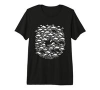 Fish Swim Against The Current in The Ocean and Sea Premium T-Shirt