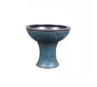 Fish Tabk Ceramic Fish Basin Floor-standing Column-type Fish Tank and Outdoor Turtle Tank are Suitable for Courtyards, Offices, Living Rooms, Etc. Cool Fish Tank(Size:M)