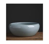 Fish Tabk Ceramic Fish Tank Desktop Goldfish Tank Turtle Tank Bowl Plant Flower Pot Suitable For Living Room, Office, Restaurant, Etc. Cool Fish Tank,B-S