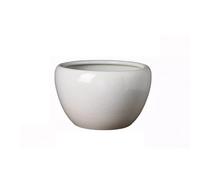 Fish Tabk Ceramic Fish Tank, White Fish Tank, Turtle Tank, Ice Cracked Water Tank, Suitable for Offices, Outdoor and Living Rooms, Etc. Cool Fish Tank(Size:L) (M)