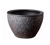Fish Tabk Ceramic Garden Fish Tank Water Tank Lotus Tank Water Lily Tank Tree Basin Imitation Stone Tank Goldfish Tank Cool Fish Tank(Size:42cm)