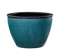 Fish Tabk Ceramic Goldfish Bowl Fish Tank Water Lily Pot Lotus Large Tank Lotus Pot Outdoor Courtyard Large Water Tank Retro Koi Tank Cool Fish Tank, A-90cm