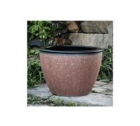 Fish Tabk Ceramic Goldfish Bowl Fish Tank Water Lily Pot Lotus Large Tank Lotus Pot Outdoor Courtyard Large Water Tank Retro Koi Tank Cool Fish Tank(Color:C,Size:120cm) (B 80cm)
