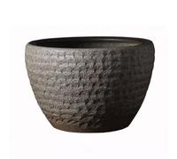 Fish Tabk Ceramic Large Tank Imitation Stone Fish Tank Water Lily Lotus Tank Courtyard Water Tank Outdoor Large Goldfish Tank Cool Fish Tank, 52cm