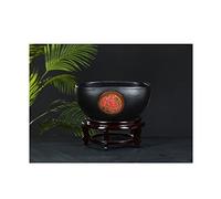 Fish Tabk Ceramic Lotus Fish Culture Cylinder Chinese StyleBlue and White Porcelain Goldfish Bowl Fish Tank Courtyard Balcony Aquarium Fish Tank Cool Fish Tank(Color:C,Size:28cm) (C 36cm)