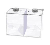Fish Tabk Creative Fish Tank Double Grid Small Decorative Fish Tank Office Home Table Fish Tank Decoration Office Home Cool Fish Tank (A)