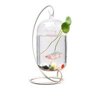 Fish Tabk Creative Glass Transparent Rack Fish Tank Rack Fish Tank Decoration Fish Tank Water Plant Fish Tank Office Family Cool Fish Tank (A)