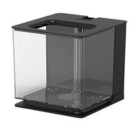 Fish Tabk Fish Tank Aquarium Fish Tank Easy to Change Water Acrylic Resin Small Fish Tank Office Desktop Decoration Cool Fish Tank(B) (B)