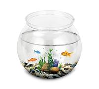 Fish Tabk Transparent Acrylic Fish Tank Aquarium Breeding Box Fish House Aquatic Pet Home Desktop Gasket Marine Portable Bowl for Fish Tank Cool Fish Tank(S) (Yg M)