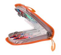 Fish Tackle Bag, Waterproof Bait Storage , Transparent Six-Grid Bag with External Bag, Lure Equipment Holder for Boat Kayaking Rides, Anglers, Beginners, Husband, Gift
