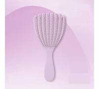 Fish tail comb hollowed out, fluffy and smooth for home use, convenient to carry without damaging hair, massage scalp, pork ribs, air cushion comb, 2-pack
