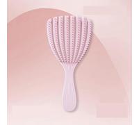 Fish tail comb hollowed out, fluffy and smooth for home use, convenient to carry without damaging hair, massage scalp, pork ribs, air cushion comb, 2-pack