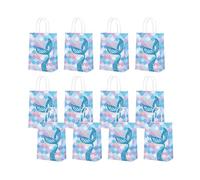 Fish Tail Paper Bags With Handle Girls' Birthday Gift Bags Party For Themed Event Parties Birthday Party