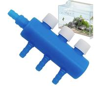 Fish Tank Airflow Valve - Aquarium Tube Splitter Connector, Oxygen Control Distributor Lever, Adjustable Airline Regulation Tool | Safe Durable Precise Control Design For Aquariums Aeration