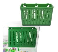 Fish Tank Aquarium Planter | Hangable Large Planter for Aquarium | Fish Tank Supplies with 3 Clips, Easy Installation Decorations for Enhancing Circulation