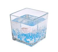 Fish Tank,Aquarium Starter Kits,Square Small Fish Tank for Bettas, Guppies, Shrimp, Goldfish(15x15cm)(10x10cm)