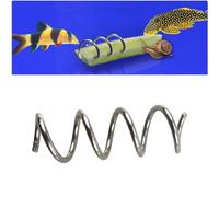 Fish Tank Aquarium Vegetable Feeder, Bottom Sinking Loach Feeder, Aquarium Vegetarian Feeder, Malawi Cichlid Snail Fresh Food Holder for Bottom Feeders 1 Pack