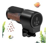 Fish Tank Automatic Manual Feeder - 1 Unit 100ml 12H 24H 48H Timer Equipment | High Strength Koi Guppy Betta Cichlid Turtle Shrimp Food Supply Professional Aquatic Aquarium Hardware
